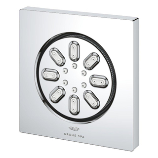 GROHE Rainshower Zijdouche - 2 straalsoorten - 8.9x8.9cm - vierkant - chroom