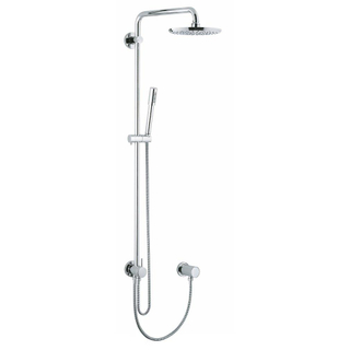 GROHE Rainshower Modern Regendoucheset Opbouw - hoofddouche 21cm - handdouche staaf - glijstang 113cm - chroom