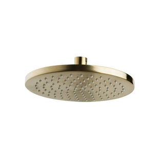 Wiesbaden luxe hoofddouche 20x1.2cm messing rond geborsteld messing (goud)