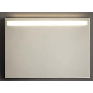 Adema Squared 2.0 badkamerspiegel 100x70cm met bovenverlichting LED met sensor schakelaar