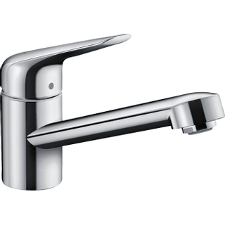 Hansgrohe M42 M421-H100 1-gats keukenkraan m. 360° draaibare uitloop chroom