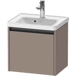 Duravit Ketho 2 wastafelonderbouwkast met 1 lade 48.4x37.5x44cm met greep antraciet basalt mat