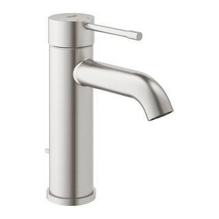 GROHE Essence Wastafelkraan Opbouw - uitloop 11.6cm - S-size - waste - supersteel