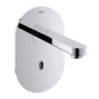 GROHE Euroeco Cosmopolitan E afbouwdeel v wandkraan met uitloop 17cm zonder menging met tranformator 230V chroom