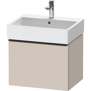 Duravit D-Neo wastafelonderkast 58.4x44x44.2cm 1 lade Taupe Mat