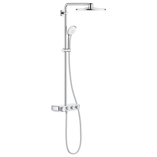 GROHE Euphoria smartcontrol Regendoucheset Opbouw- hoofddouche 31cm - handdouche rond - chroom