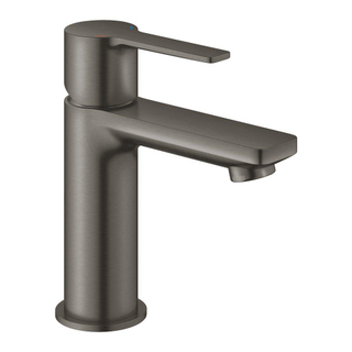 GROHE Lineare New waterbesparende wastafelkraan XS-size met temperatuur begrenzer en klikwaste brushed hard graphite