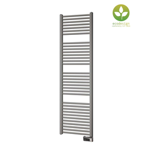 Plieger Palermo-EL III/Fischio elektrische designradiator horizontaal 1702x500mm 700W parelgrijs (pearl grey)