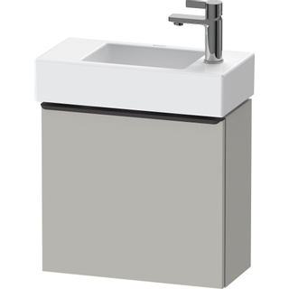 Duravit D-Neo wastafelonderkast 48.4x44x22.2cm Rechtsdraaiend 1 deur Betongrijs Mat