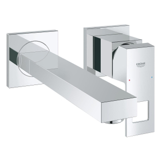 Grohe Eurocube afbouwdeel voor 2 gats inbouw wandkraan M size met uitloop 23cm chroom TWEEDEKANS