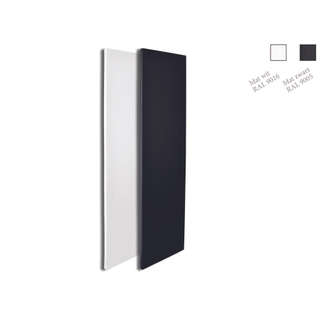 Sanicare design radiator Denso 180 x40 cm mat zwart