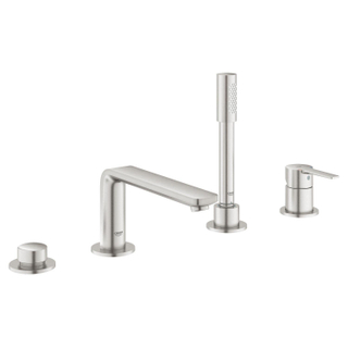 GROHE Lineare New afbouwdeel voor 4-gats badrandcombinatie m. baduitloop met handdouche en doucheslang 200cm supersteel