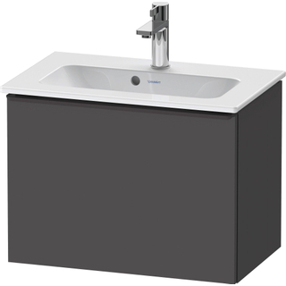 Duravit D-Neo wastafelonderkast 61x44x37.2cm 1 lade Grafiet Mat