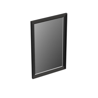 Forzalaqua Reno 2.0 spiegel 50x80cm Rechthoek zonder verlichting met frame Massief Eiken Black oiled