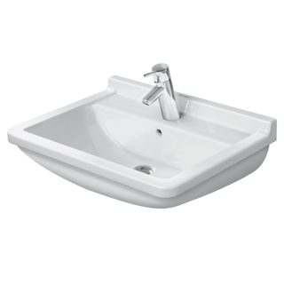 Duravit Philippe Starck 3 wastafel 60x45cm Wondergliss wit