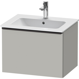 Duravit D-Neo wastafelonderkast 61x44x46.2cm 1 lade Betongrijs Mat