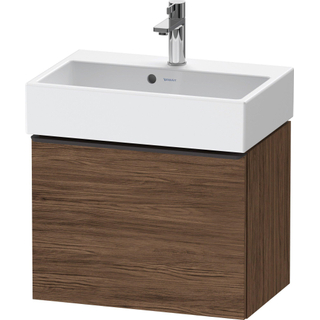 Duravit D-Neo wastafelonderkast 58.4x44x37.2cm 1 lade met softclose Noten (donker) Mat