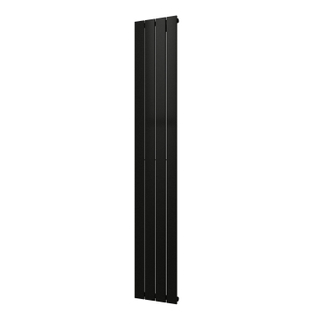 Plieger Cavallino Retto designradiator verticaal enkel middenaansluiting 1800x298mm 614W antraciet metallic