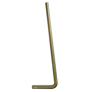 Riko vloerbuis 75x22x3.2cm geborsteld messing (goud)