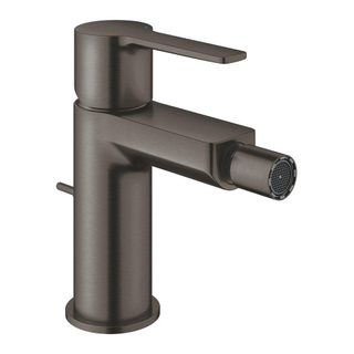 GROHE Lineare 1-gats bidetkraan s-size met waste brushed hard graphite