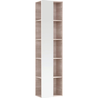 Geberit Citterio hoge kast open met spiegel 160x40x25cm beige/taupe