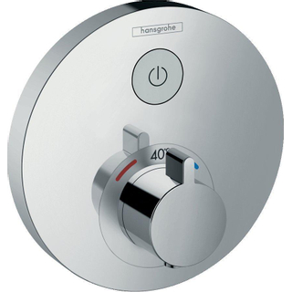 Hansgrohe ShowerSelect S afbouwdeel voor inbouwkraan thermostatisch met 1 stopkraan voor 1 douchefunctie chroom