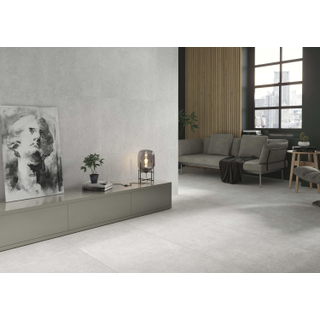 STN Ceramica Flax wand- en vloertegel - 59.5x120cm - 10mm - gerectificeerd - licht grijs