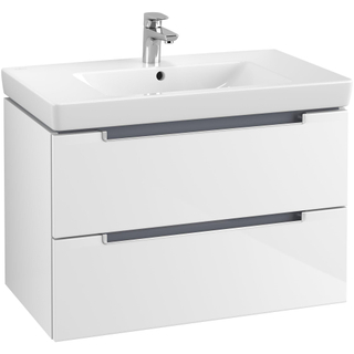 Villeroy & boch Subway 2.0 wastafelonderkast 78.7x52x4.49cm Wit glans