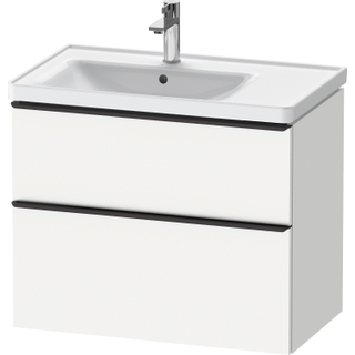 Duravit D-Neo wastafelonderkast 78.4x62.5x45.2cm 2 lades wit Mat