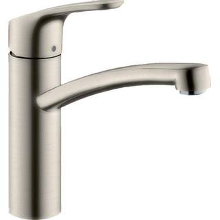 Hansgrohe Focus E2 keukenkraan RVS look