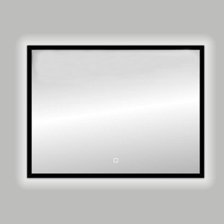 Best Design Nero Black Solaro LED spiegel 80x60cm aluminium zwart