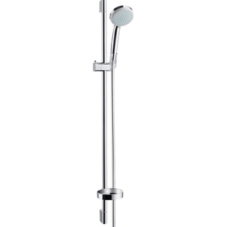 Hansgrohe Unica C glijstangset 90cm inclusief Croma 100 Vario handdouche en zeephouder chroom