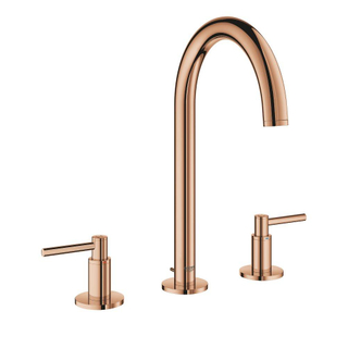 GROHE Atrio Wastafelkraan Opbouw - uitloop 16.6cm - M-size - waste - draaibaar - warm sunset