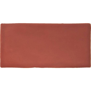 Cifre Ceramica Atlas wandtegel - 7.5x15cm - 8.5mm - Rechthoek - Rood mat