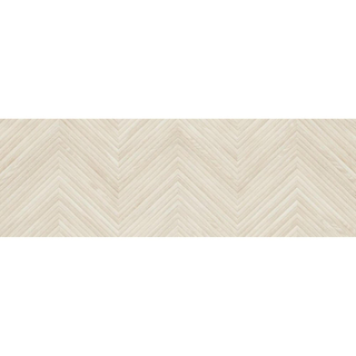 Baldocer Ceramica Larchwood wandtegel - 30x90cm - 10.5mm - Rechthoek - gerectificeerd - Houtlook - Lichtbeige Mat