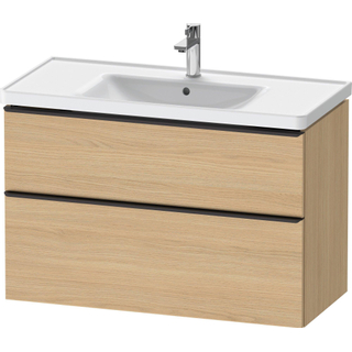 Duravit D-Neo wastafelonderkast 98.4x62.5x45.2cm 2 lades Natuur eiken Mat