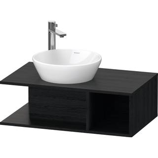 Duravit D-Neo wastafelonderkast 80x26x48cm Eiken (zwart) Mat