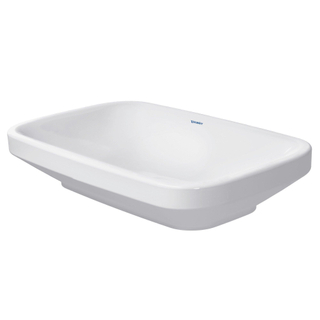 Duravit Durastyle opzetwastafel 60x38 cm. z/kraangat z/overloop wit