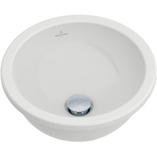 Villeroy en Boch Loop inbouwwastafel O39cm met overloop ceramic+ wit