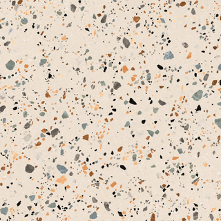 Prissmacer Cerámica Gobi wand- en vloertegel - 60x60cm - 10mm - Vierkant - gerectificeerd - Terrazzo - Creme mat