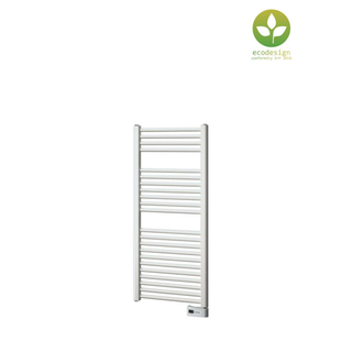 Plieger Palermo-EL III/Fischio elektrische designradiator horizontaal 1111x500mm 500W wit (RAL9016)