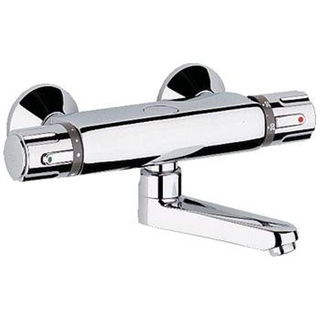 GROHE Grohtherm 2000 Uitloop sanitairkranen H6.4cm 3/4 inch met draaibare uitloop Chroom glans