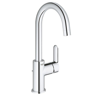 Grohe Bauedge L-Size wastafelkraan met waste chroom