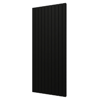 Plieger Cavallino Retto designradiator verticaal dubbel middenaansluiting 1800x754mm 1936W mat zwart