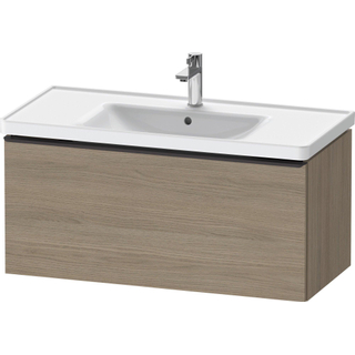 Duravit D-Neo wastafelonderkast 98.4x44x45.2cm 1 lade met softclose Eiken (terra) Mat