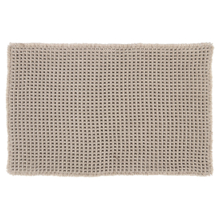 Differnz Wafel Badmat 50 x 80 cm polyester taupe