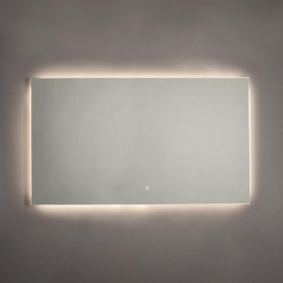 Adema Squared badkamerspiegel 120x70cm met indirecte LED verlichting en touch schakelaar