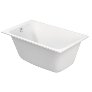 Duravit DuraStyle kunststof bad acryl rechthoekig 140x80x56cm zonder poten voor inbouw of ommanteling wit