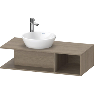 Duravit D-Neo wastafelonderkast 100x26x48cm Eiken (terra) Mat