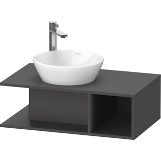 Duravit D-Neo wastafelonderkast 80x26x48cm Grafiet Mat